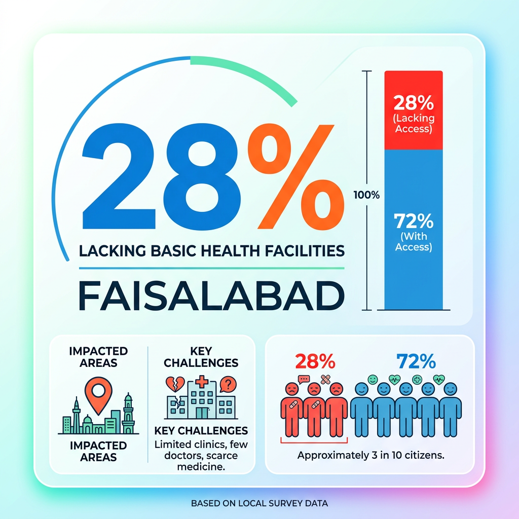 Lacking basic health facilities