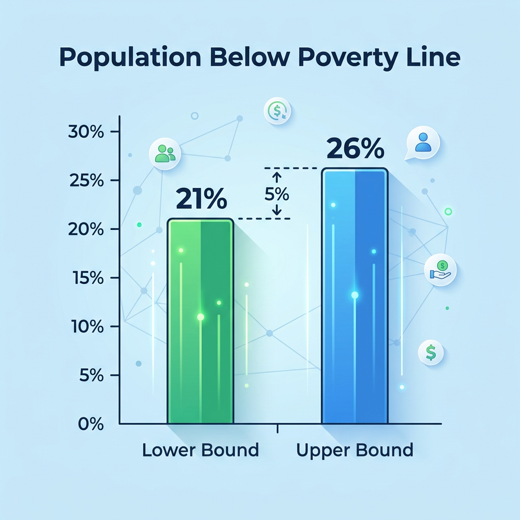 Population below the poverty line